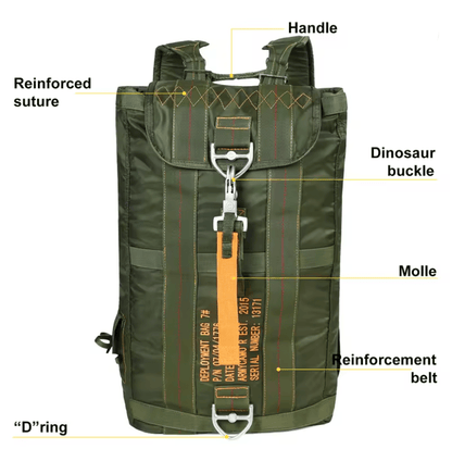 Lightweight Parachute Nylon Backpack For Outdoor Hunting And School Use 1