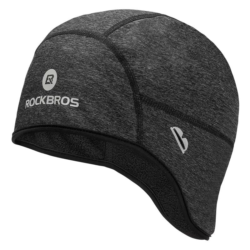 ROCKBROS Winter Cycling Cap With Windproof Thermal Fleece For Cold Weather Riding 7