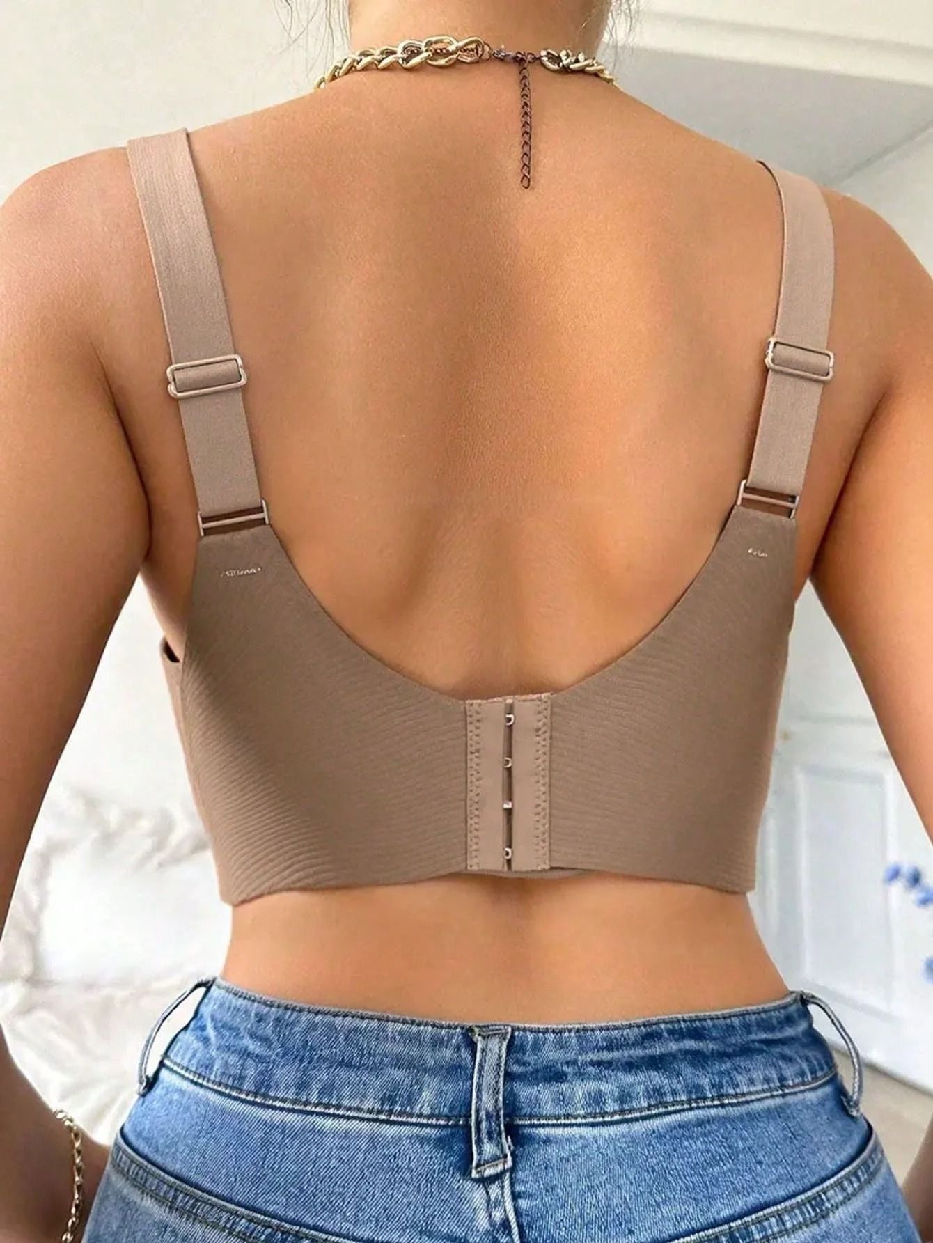 Seamless Push Up Wireless Bra With Removable Pads And Adjustable Band For Women M To 4XL 3