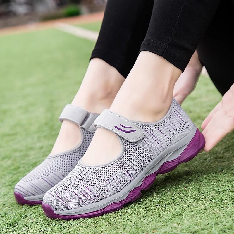 Womens Breathable Mesh Platform Sneakers With Lightweight Design And Casual Comfort 1