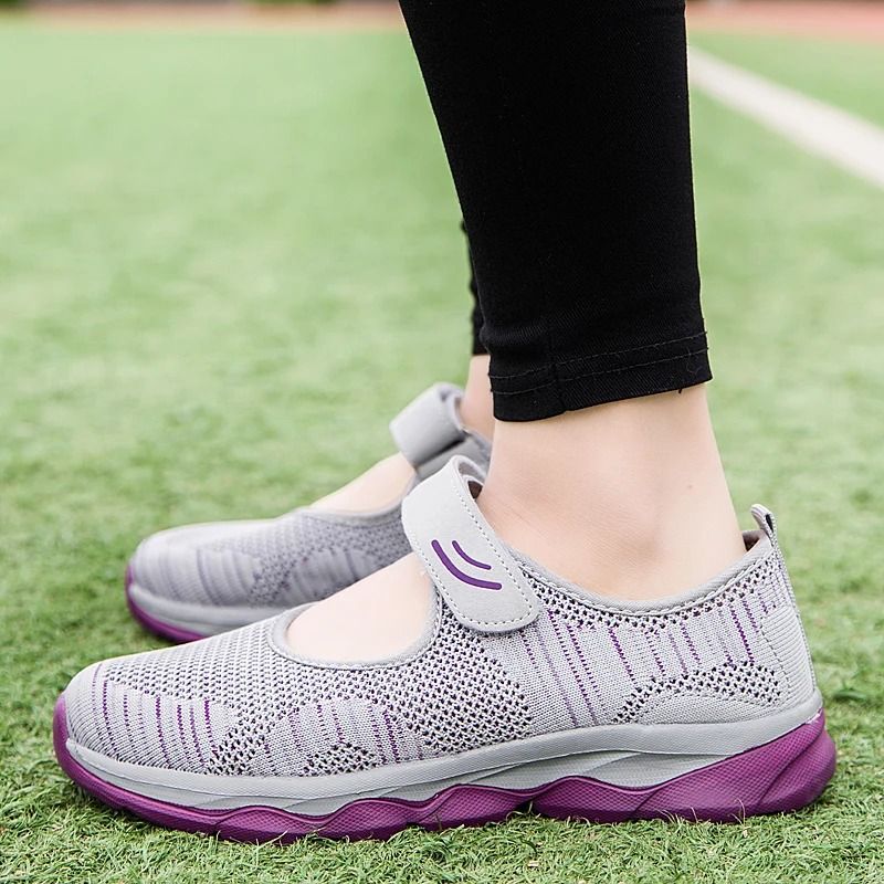 Womens Breathable Mesh Platform Sneakers With Lightweight Design And Casual Comfort 2