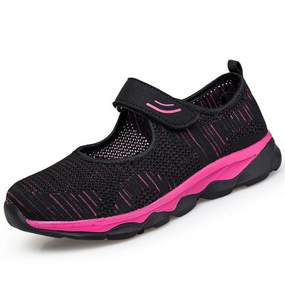 Womens Breathable Mesh Platform Sneakers With Lightweight Design And Casual Comfort 3