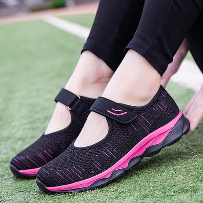 Womens Breathable Mesh Platform Sneakers With Lightweight Design And Casual Comfort 10