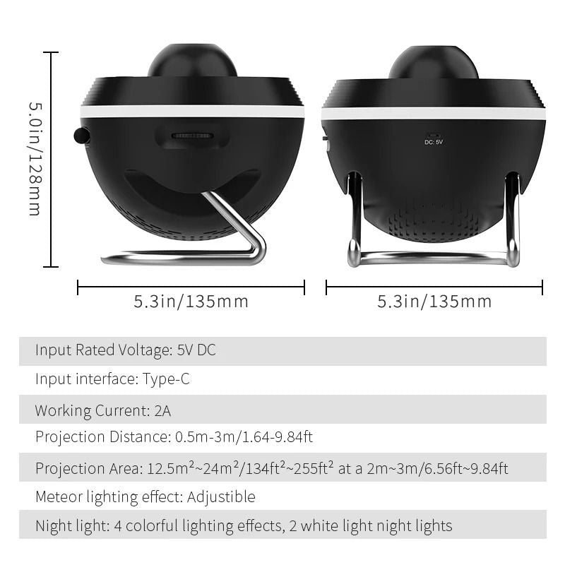 13 In 1 Galaxy Projector With Ultra Clear Planetarium Effects And Rotating Space Light Display 5