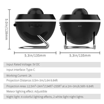 13 In 1 Galaxy Projector With Ultra Clear Planetarium Effects And Rotating Space Light Display 5