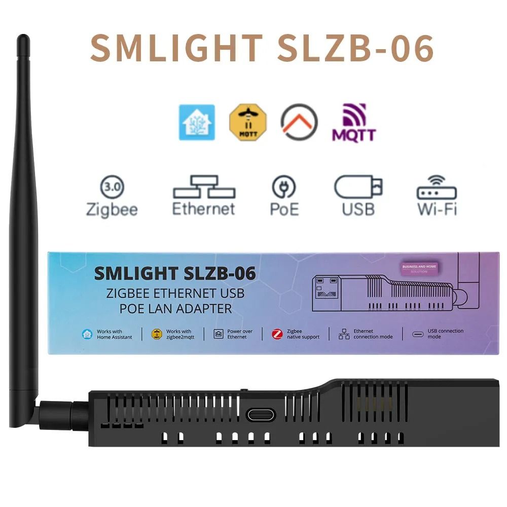 Zigbee 3.0 Gateway Coordinator with Ethernet USB and WiFi Connectivity for Smart Home Integration