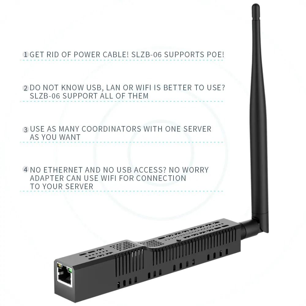 Zigbee 30 Gateway Coordinator With Ethernet USB And WiFi Connectivity For Smart Home Integration 1