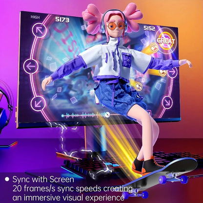 RGB Gaming Monitor LED Backlight With Music Sync And Smart App Control For PC Setup 2