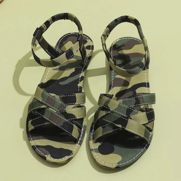 Womens Lightweight Flat Sandals With Elastic Band For Casual Spring And Summer Comfort 9