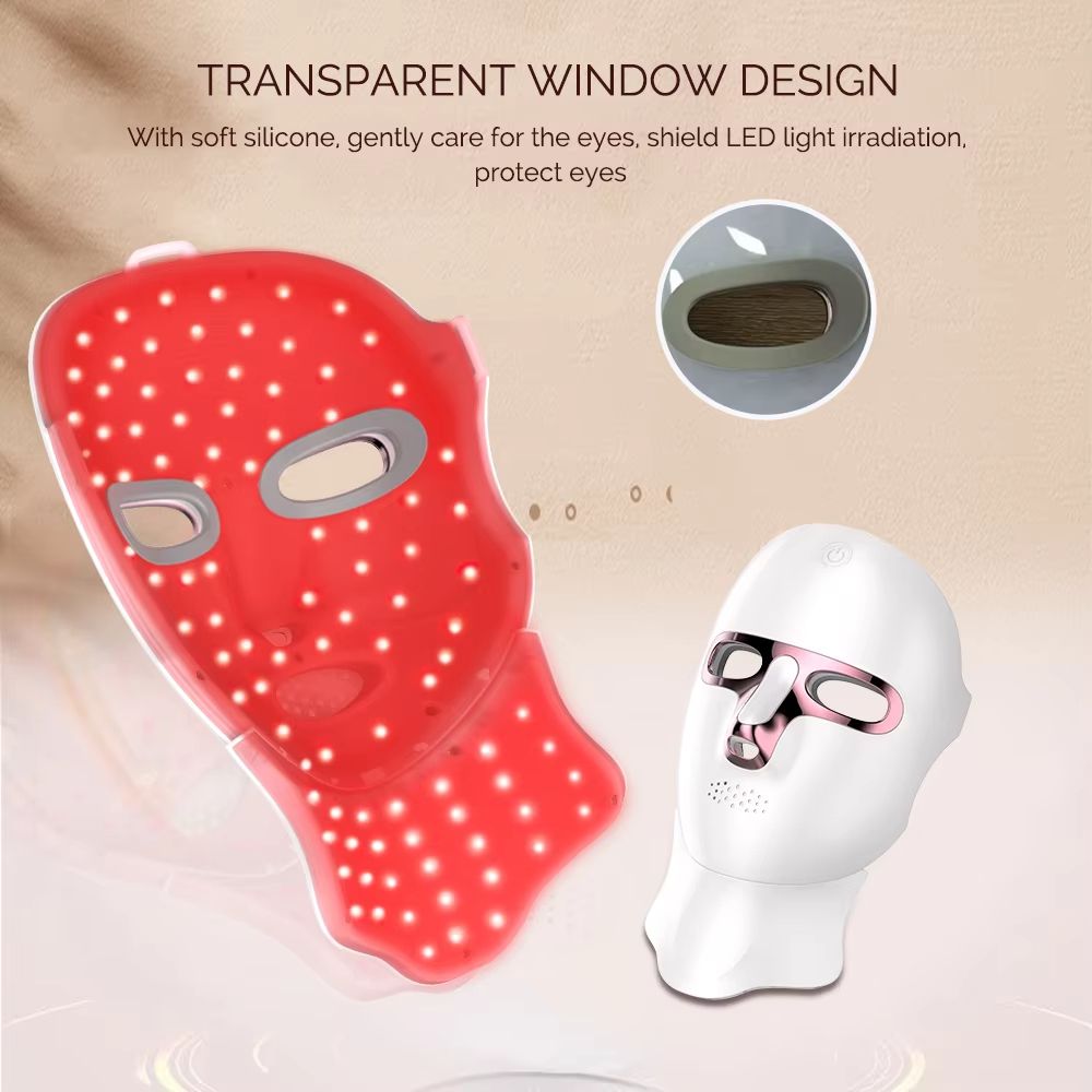 7Color LED Face  Neck Mask  Skin Rejuvenation AntiAging  Whitening Beauty Treatment 3