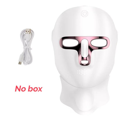 7Color LED Face  Neck Mask  Skin Rejuvenation AntiAging  Whitening Beauty Treatment 6