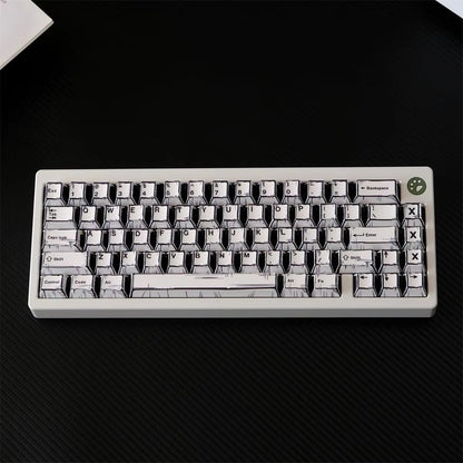 151Key Manga Style Keycap Set  PBT Cherry Profile Keycaps For Mechanical Gaming Keyboards 2