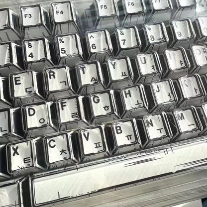 151Key Manga Style Keycap Set  PBT Cherry Profile Keycaps For Mechanical Gaming Keyboards 13