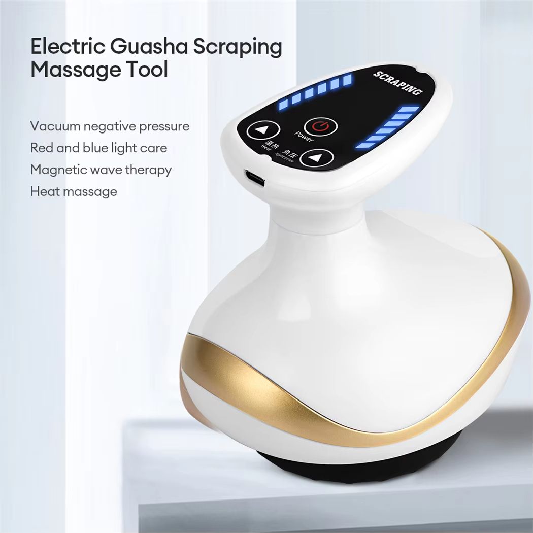EMS Body Slimming Massager – Infrared Heating Suction Cupping with LCD Display & Gua Sha Therapy