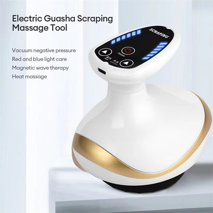 EMS Body Slimming Massager – Infrared Heating Suction Cupping with LCD Display & Gua Sha Therapy