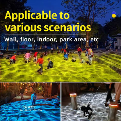 OceanWave IP65 Waterproof Water Ripple Projector With Gobo Effect 4