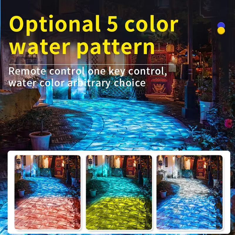 OceanWave IP65 Waterproof Water Ripple Projector With Gobo Effect 5
