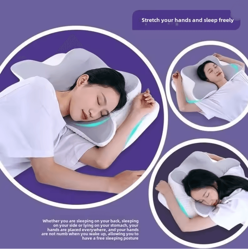 Orthopedic Cervical Pillow With Memory Foam For Neck And Spine Alignment 1