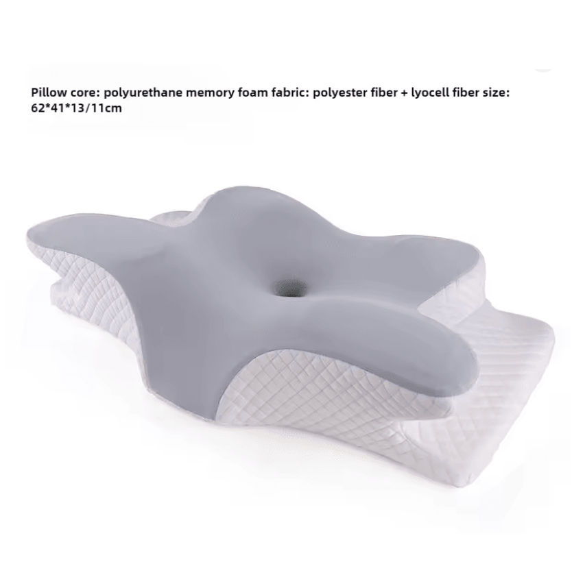 Orthopedic Cervical Pillow With Memory Foam For Neck And Spine Alignment 2