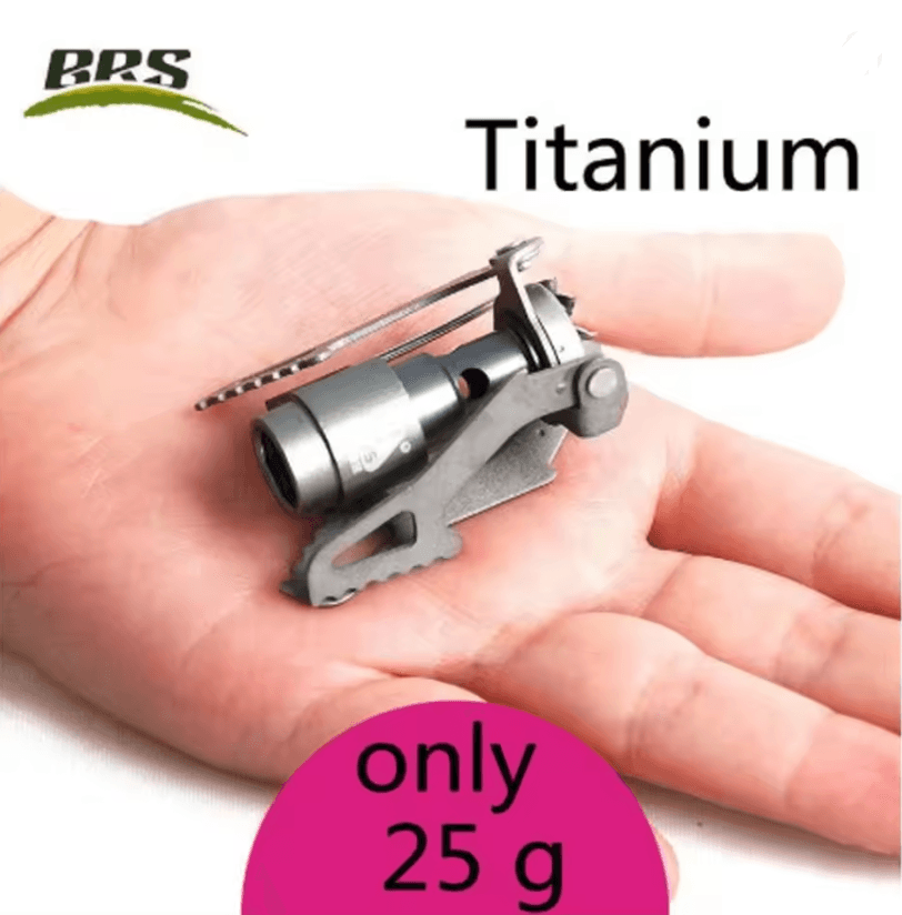 Ultralight Titanium Camping Stove for Hiking and Backpack Cooking