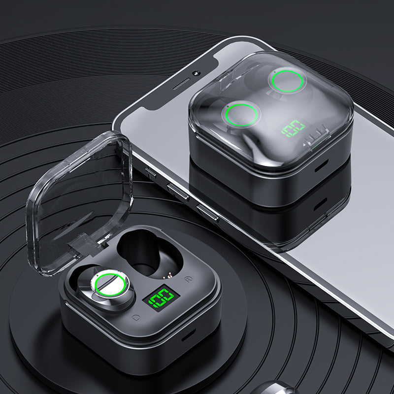 YDmini Wireless Earphones, TWS Gamer Headset, Sport Headphone HIFI, Noise Cancelling Earbuds with Touch Control