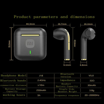 XIAOMI TWS Earbuds True Wireless Earphone Noise Cancelling Headphone Waterproof HiFi Stereo Headset 3