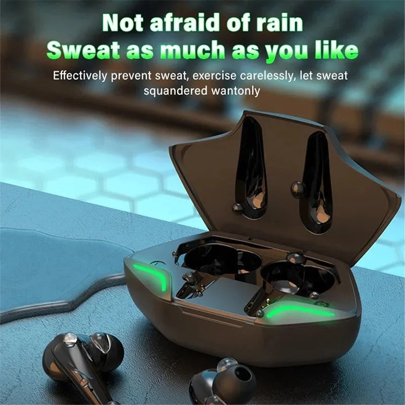 Wireless Bluetooth 5.0 Earphones, TWS Stereo Headset, Sport Earbuds Microphone with Charging Case for Smartphones IOS