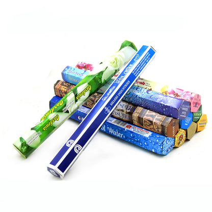 20 Sticks Indian Incense, White Sage, Lavender, Sea Breeze & Love for Meditation, Yoga, Purifying Air & Aromatherapy