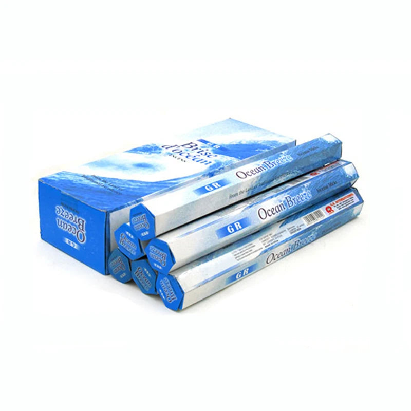 20 Sticks Indian Incense, White Sage, Lavender, Sea Breeze & Love for Meditation, Yoga, Purifying Air & Aromatherapy