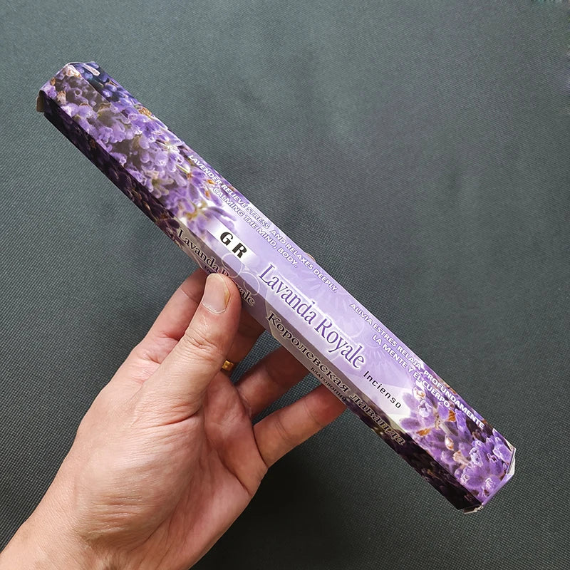 20 Sticks Indian Incense, White Sage, Lavender, Sea Breeze & Love for Meditation, Yoga, Purifying Air & Aromatherapy