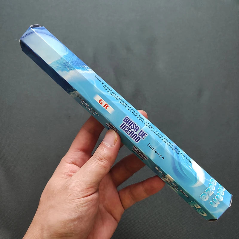 20 Sticks Indian Incense, White Sage, Lavender, Sea Breeze & Love for Meditation, Yoga, Purifying Air & Aromatherapy