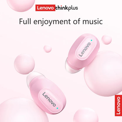 Lenovo TWS Bluetooth Earphones, Mini Wireless In Ear Headphones, Music Game Noise Cancelling Earbuds