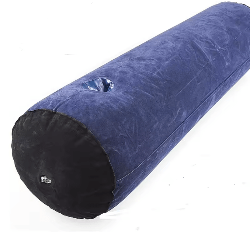Inflatable Position Support Pillow For Couples With Half Moon Design 1