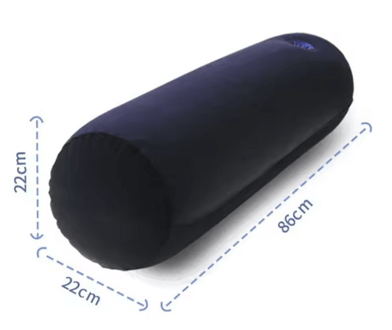 Inflatable Position Support Pillow For Couples With Half Moon Design 3