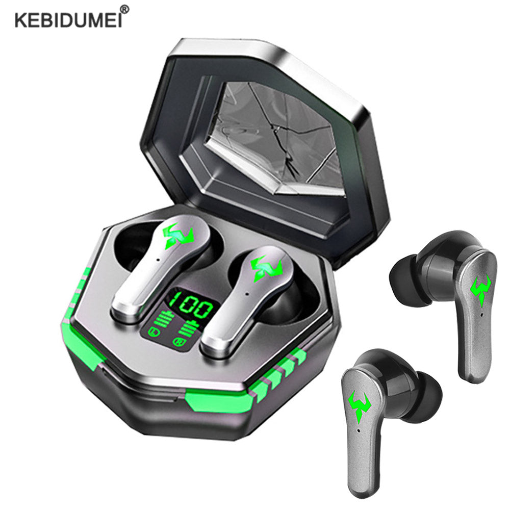 N35X Bluetooth 5.2 Earphone TWS Wireless Headset, HiFi Touch Control Earbuds, for Sports Gaming iPhone Xiaomi Samsung