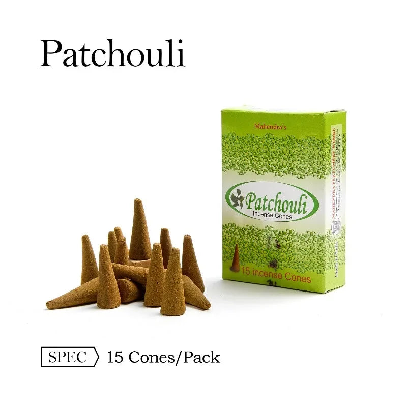 Mahendra Incense Cones Sandalwood Lavender Vanilla Aromatherapy Cones For Air Purification  Relaxat 10