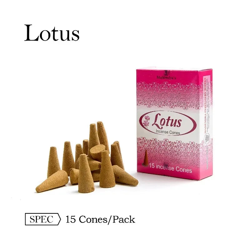 Mahendra Incense Cones Sandalwood Lavender Vanilla Aromatherapy Cones For Air Purification  Relaxat 14
