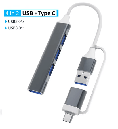 USB C Multi Hub Adapter With Card Reader Audio And USB Expansion For Macbook And Laptop 2