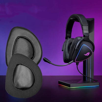 Replacement EarPads for ASUS ROG Delta USB C Gaming Headset, Soft Cushion Ear Sleeve, Channel Earmuffs Pair
