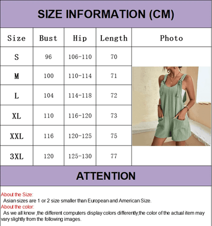 Womens Sleeveless Casual Summer Jumpsuit With Pockets For Street And Office Wear 8
