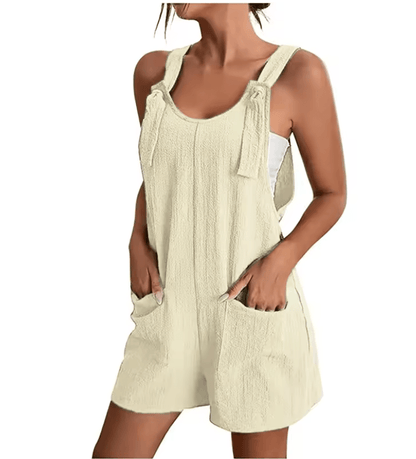 Womens Sleeveless Casual Summer Jumpsuit With Pockets For Street And Office Wear 7