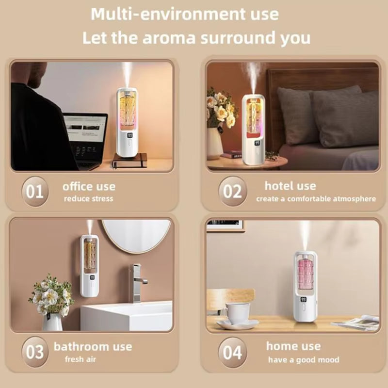 5-Gear Aroma Diffuser Humidifier Essential Oil Aromatherapy Machine for Home, Hotel, Bedroom & Bathroom Air Freshener