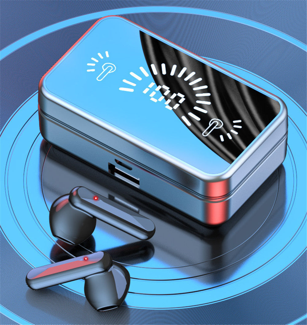 TWS Bluetooth Wireless TV Earbud Headset with Mic, USB Adapter, 9D Stereo Sound, CVC Noise Cancelling, Charging