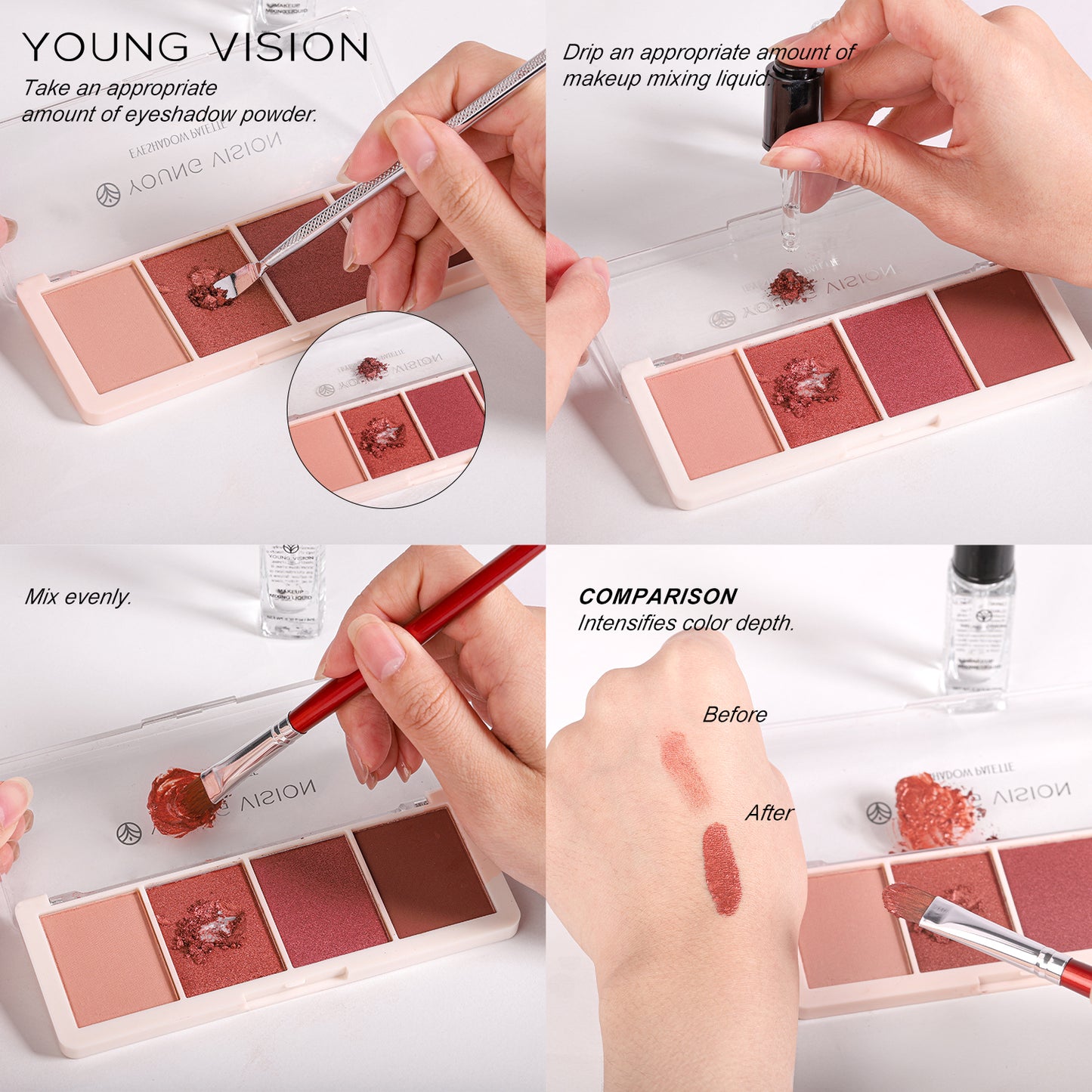 Professional Cosmetic Mixture Essence Liquid Cream Powder Eyeliner Blusher Diluent Nail Polish Eye  2