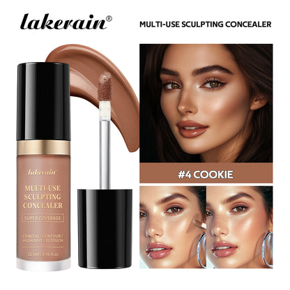Multipurpose Concealer Natural Finish, Brighten Skin Tone, Cover Dark Circles, Lightweight Liquid Concealer for Skin
