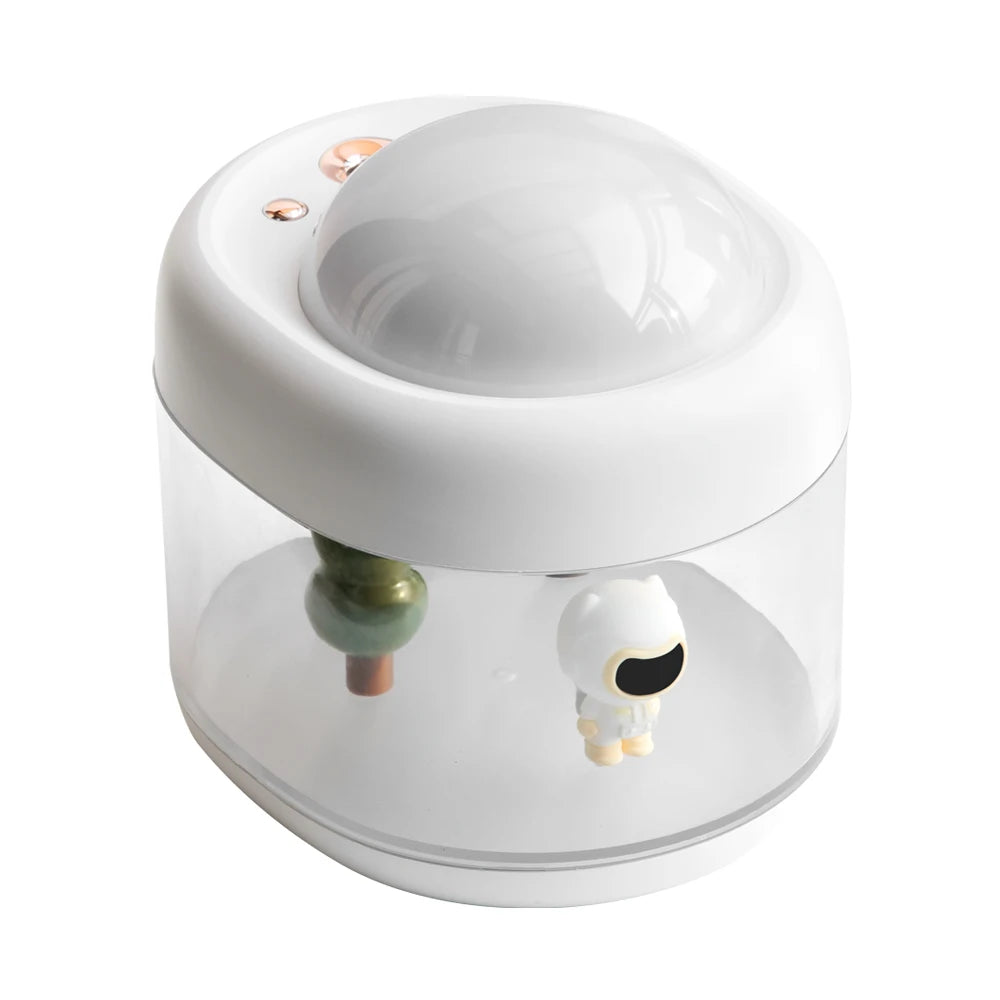 Portable Projection Lamp  Wireless Air Humidifier USB Rechargeable Colorful Night Light Purifying F 6