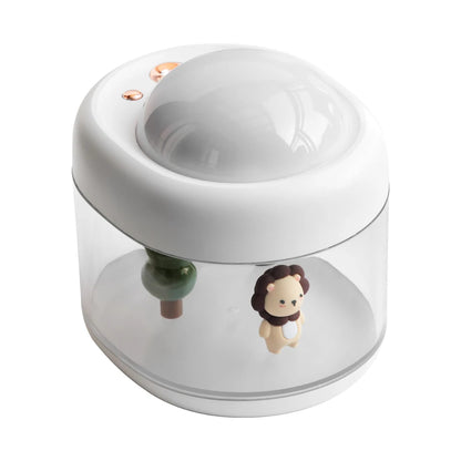 Portable Projection Lamp  Wireless Air Humidifier USB Rechargeable Colorful Night Light Purifying F 7