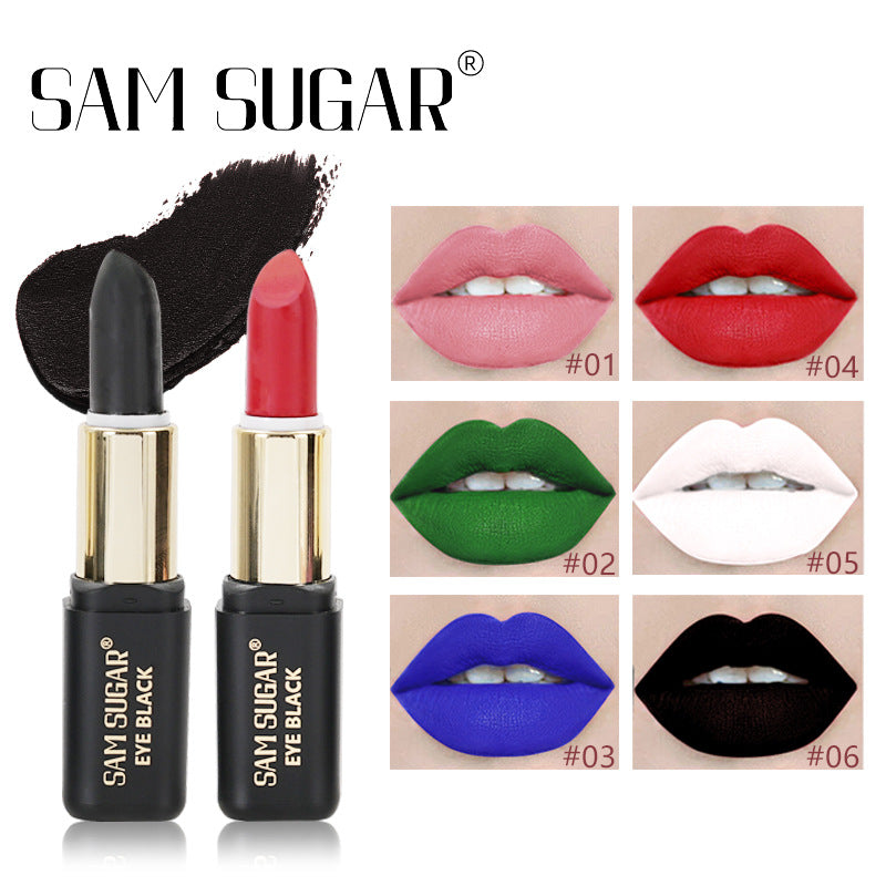 Halloween Dark Lip Glaze Matte Waterproof Lipstick LongLasting NonStick Formula Olive Green Shades  1