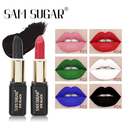 Halloween Dark Lip Glaze Matte Waterproof Lipstick LongLasting NonStick Formula Olive Green Shades  1