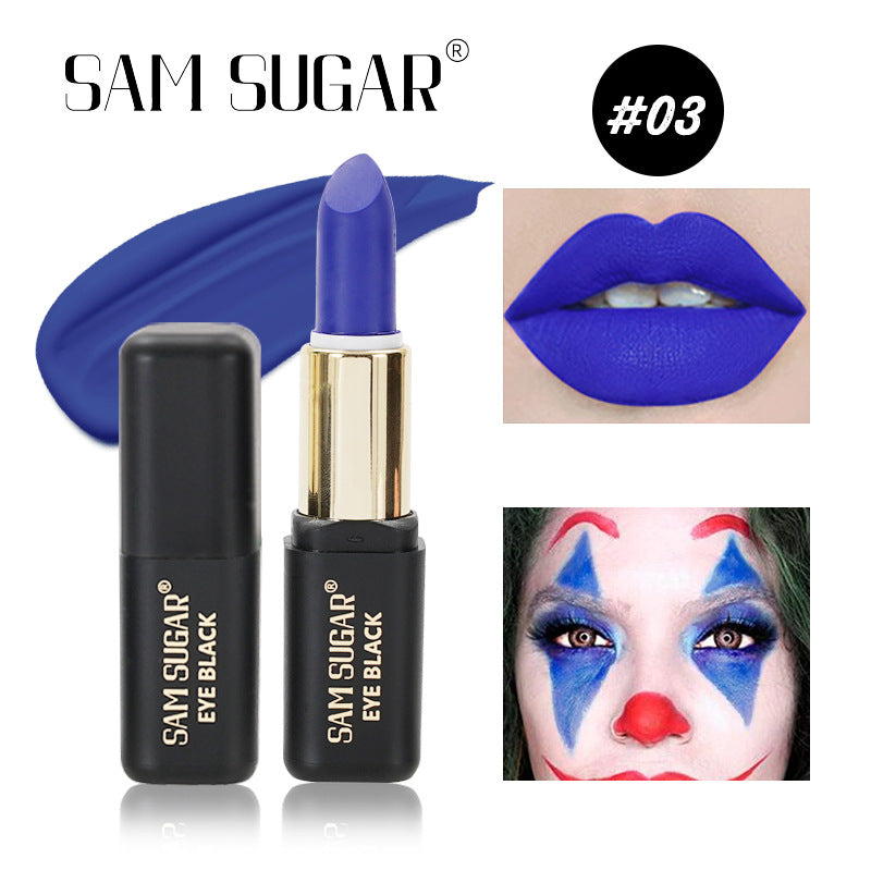 Halloween Dark Lip Glaze Matte Waterproof Lipstick LongLasting NonStick Formula Olive Green Shades  7